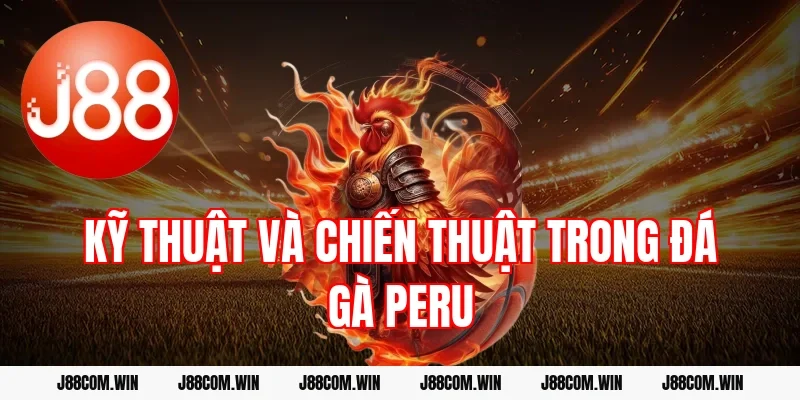 Kỹ thuật và chiến thuật trong đá gà Peru